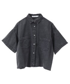 AMERICAN HOLIC Ｗポケットデニムショートシャツ