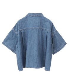 AMERICAN HOLIC Ｗポケットデニムショートシャツ