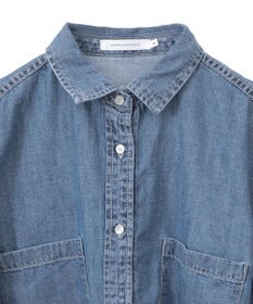 AMERICAN HOLIC Ｗポケットデニムショートシャツ