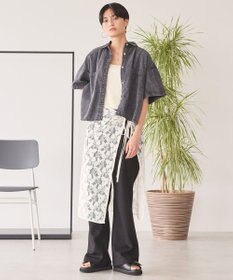 AMERICAN HOLIC Ｗポケットデニムショートシャツ