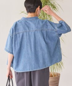 AMERICAN HOLIC Ｗポケットデニムショートシャツ