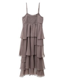 earth music&ecology アシンメトリーティアードワンピース