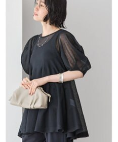 AMERICAN HOLIC ボリュームスリーブティアードニットチュニック