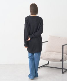 earth music&ecology パウダーシャギーシャーリングニットミニワンピース