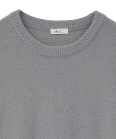 earth music&ecology パウダーシャギーシャーリングニットミニワンピース