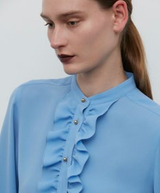 BEIGE， 【WEB限定・S-size】STOW / フリルブラウス