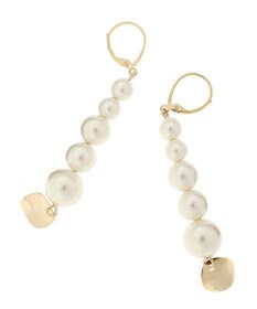 Green Parks ・ＨＡＬＦ　ＴＩＭＥ　パールロングピアス