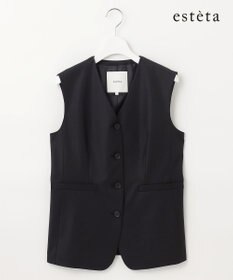 23区 S 【エステータ】ウールトロストレッチ ベスト