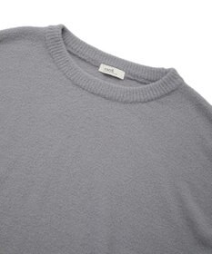 earth music&ecology パウダーシャギーシャーリングニットミニワンピース