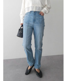 Green Parks ＧＵＭストレッチセンター切替テーパードデニムパンツ