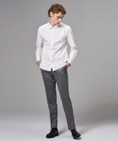 JOSEPH HOMME 新素材【ストレッチ】コンフォートクリアジャージー　長袖レギュラーカラーシャツ