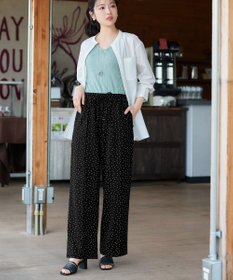 Tiaclasse 【おのののかさん着用】冷凛(ひやりん)カノコカットソーピンタックパンツ