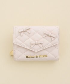 Maison de FLEUR ロンバスキルトリボンウォレット