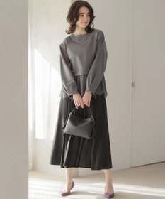 組曲 フレンチテリーレースコンビ カットソー