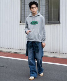 WEGO 【ユニセックス着用ITEM】リラックスフィットオーバルロゴパーカー