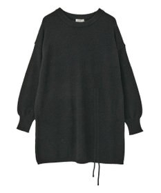 earth music&ecology パウダーシャギーシャーリングニットミニワンピース