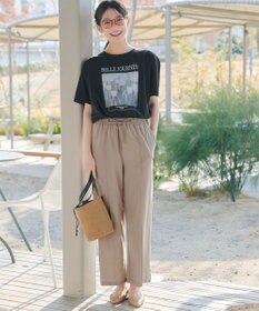 Tiaclasse 【おのののかさん着用】冷凛(ひやりん)カノコカットソーピンタックパンツ