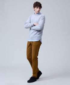 J.PRESS MEN ウール×カシミヤの上質素材【Cash Lamb's Wool】ケーブルクルーネック ニット_25年モデル