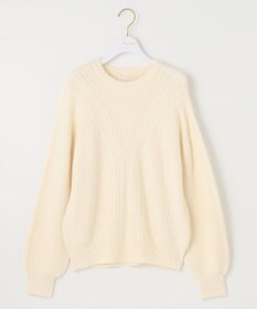 ANY SIS 【洗える】フロントケーブルポイントアンゴラブレンド ニット