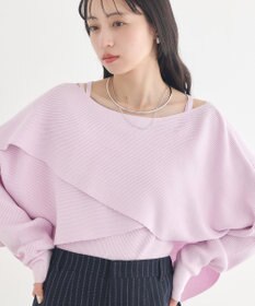 earth music&ecology 【2WAY】SET2点クロスニット＋キャミソール