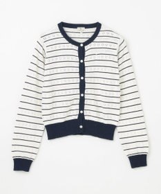 組曲 KIDS 【150-160㎝】フラワーアイレット カーディガン