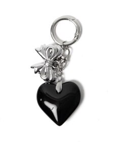 WEGO クリアカラーハートキーホルダー