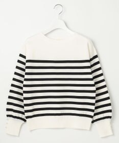 Feroux 【洗える】パールポイントパフスリーブ ニット