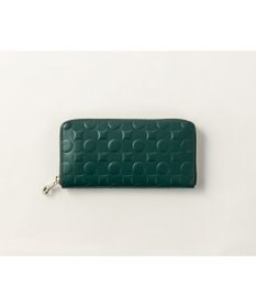 MIYABIYA La quoh with kirakaracho 南蛮七宝エンボスレザーラウンドギャルソンウォレット