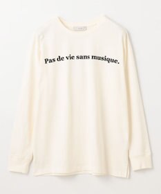 ANY 【洗濯機可】フロッキーロゴロングＴシャツ