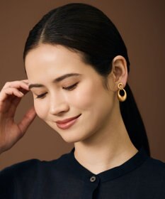 自由区 【SHIHOさん着用】ソフトドロップ イヤリング