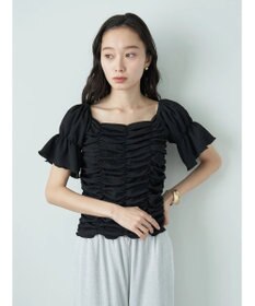 earth music&ecology カットシャーリングプルオーバー