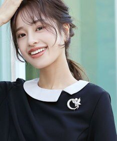 Tiaclasse バタフライモチーフブローチ