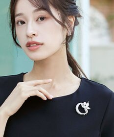 Tiaclasse バタフライモチーフブローチ