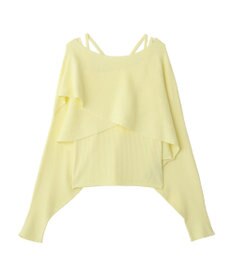 earth music&ecology 【2WAY】SET2点クロスニット＋キャミソール