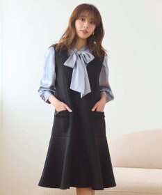 Feroux 【新型・洗える】リボンデザイン ダンボールワンピース