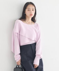 earth music&ecology 【2WAY】SET2点クロスニット＋キャミソール