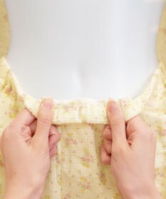 Wing 【数量限定　特別価格】 パジャマ 長袖 長ズボン 綿混(本体) キルトニット素材 保温性 あたたかい 前開きタイプ 丸首 小花柄 レディース EP6913 ウイング／ワコール