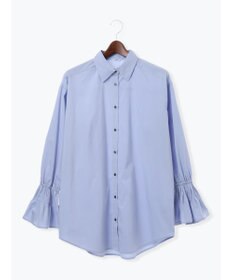 Te chichi ピンタックフレアカフスシャツ