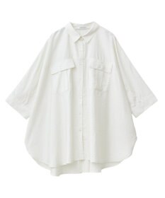 AMERICAN HOLIC 【WEB限定】接触冷感Wポケットシャツチュニック