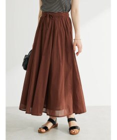 Green Parks インド綿　ふんわりボイルロングスカート