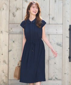 ANY SIS 【接触冷感・吸水速乾・UVケア】エアリードレープスムースプリーツ ワンピース