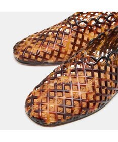 STEVE MADDEN GROVE-XS クリアメッシュフラットシューズ