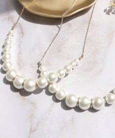 Tiaclasse 【日本製】コットンパール ネックレス