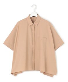 23区 L 【洗える】TWマットクロス ポンチョシルエット シャツ