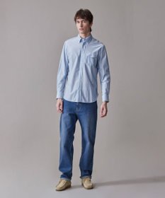 J.PRESS MEN 【KANEMASA JERSEY】【きちんと見え、快適な着心地】ストライプジャージ ボタンダウンシャツ / JAPAN MADE