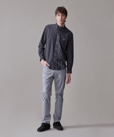 J.PRESS MEN 【KANEMASA JERSEY】【きちんと見え、快適な着心地】ストライプジャージ ボタンダウンシャツ / JAPAN MADE