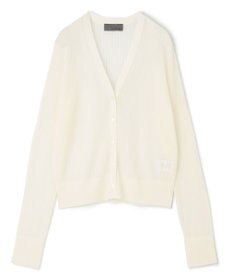 uncrave シアー リブ ニット カーディガン（uncrave STANDARD）