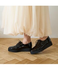 MODE ET JACOMO <carino>【レイン対応】レースアッププラットフォーム
