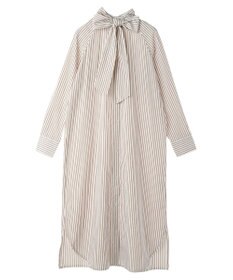 earth music&ecology ボウタイシャツワンピース