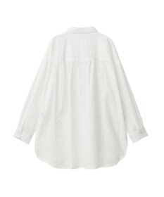 Green Parks インド綿 シアサッカーシャツ